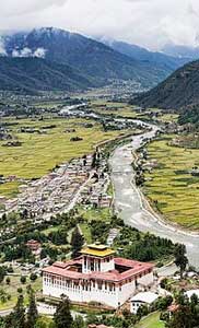 Paro is a historic town with many sacred site and historical monuments in Bhutan