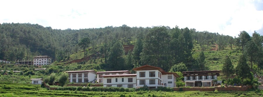 Drubchhu Resort in Punakha, Bhutan