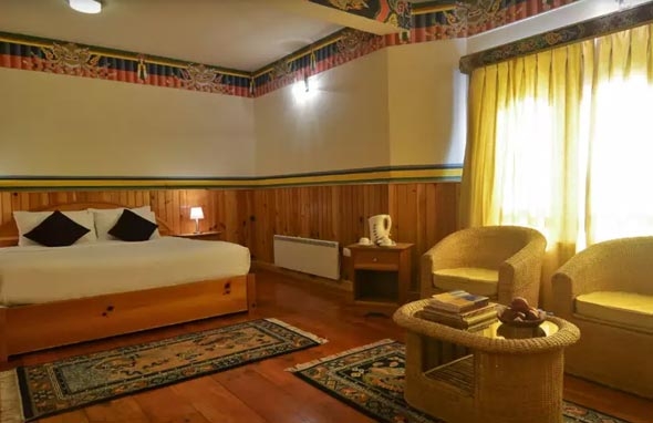 Non-AC Deluxe Room at Hotel Tashi Phuntshok, Paro, Bhutan