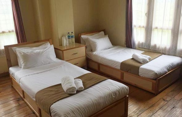 Non-AC  Double or Twin Room at Hotel Phunsum, Paro, Bhutan